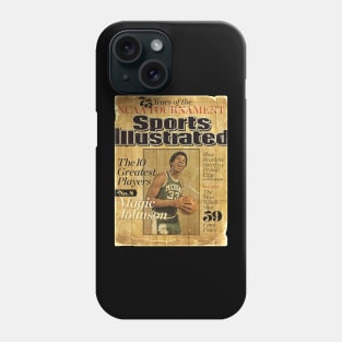 COVER SPORT - SPORT ILLUSTRATED - THE 8 MAGIC JOHNSON GREATEST PLAYERS Phone Case