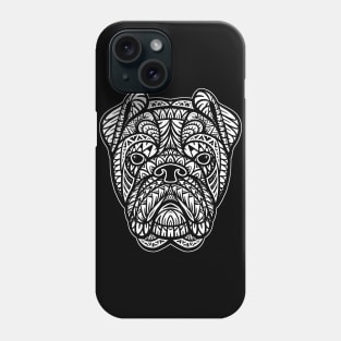 English Bulldog Tribal Phone Case