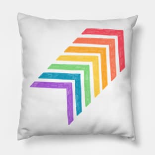 LGBT Pride Arrow Design Pillow