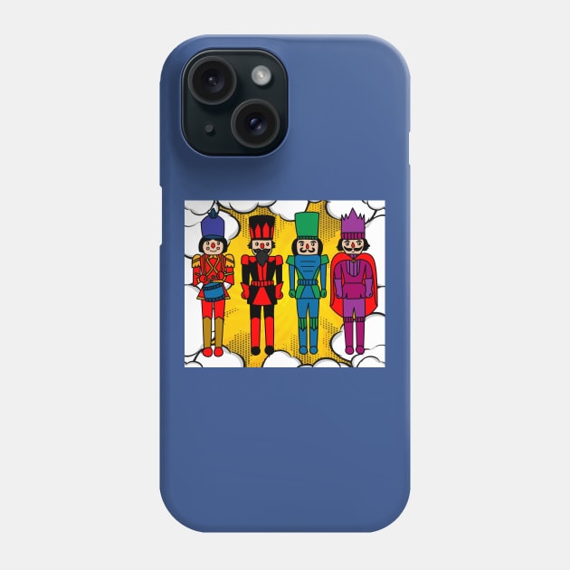 Nutcracker Figures Walnuts Phone Case by flofin