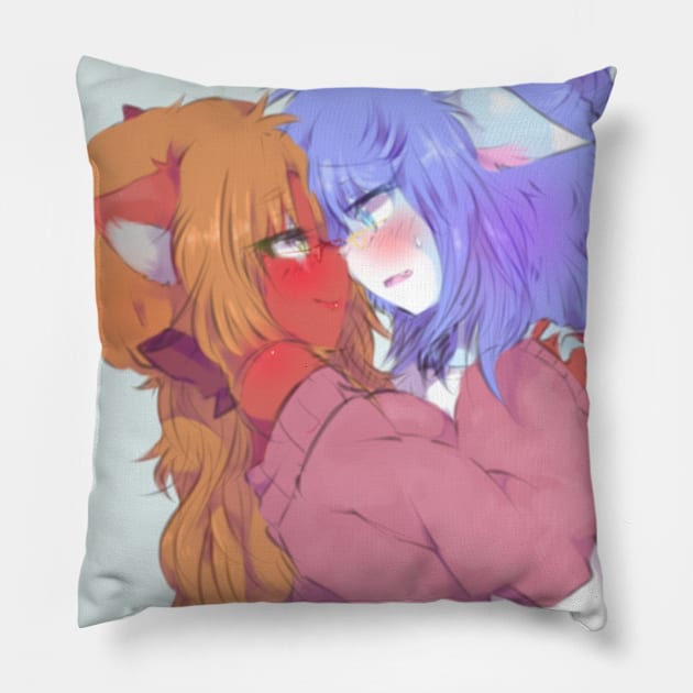 Leratira x Ohmi Pillow by JujuthetigerScaf