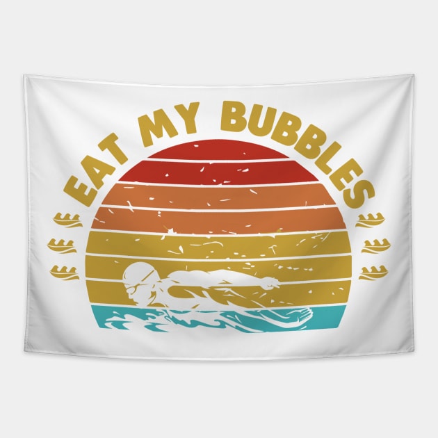 Eat my bubbles Tapestry by Swimarts