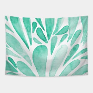 Watercolor artistic drops - aqua Tapestry