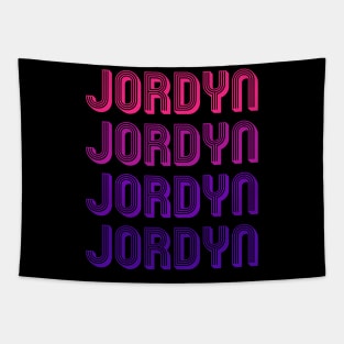 Jordyn - Retro Minimal Line Pattern Tapestry