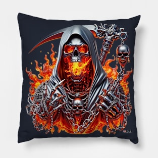 Grim Reaper by focusln Pillow