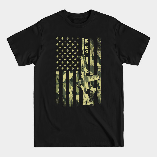 Disover AR15 FLAG. - Ar15 - T-Shirt