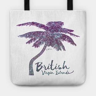 (BVI) British Virgin Islands Palm Tree Tote