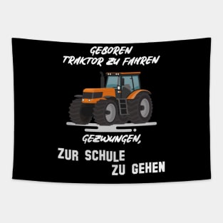 Geboren Traktor zu fahren Tapestry