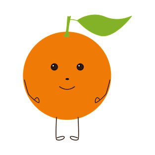 Funny orange T-Shirt