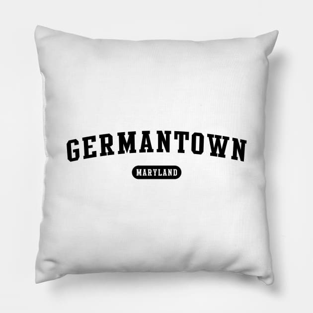 Germantown, MD Pillow by Novel_Designs