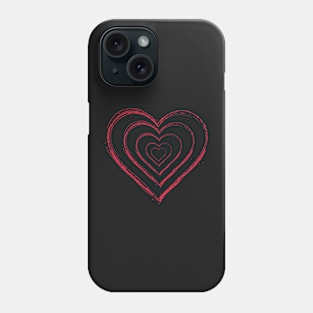 Rustic Love Heart Phone Case