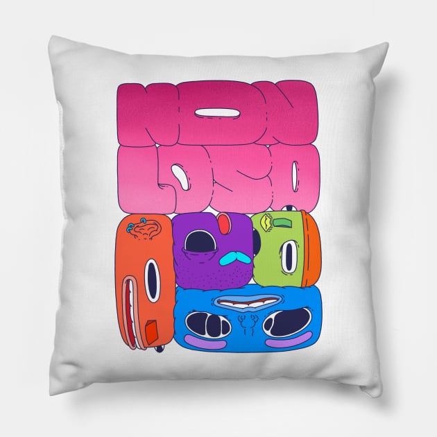 NON LO SO Pillow by Michele Scott