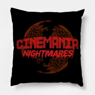 Cinemania Nightmares Logo T-Shirt Pillow