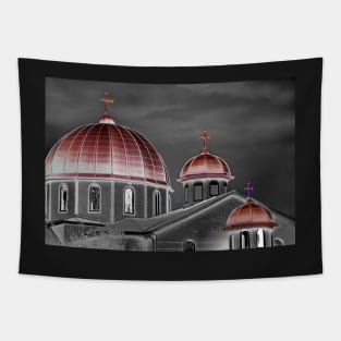 Three Domed Church Tapestry