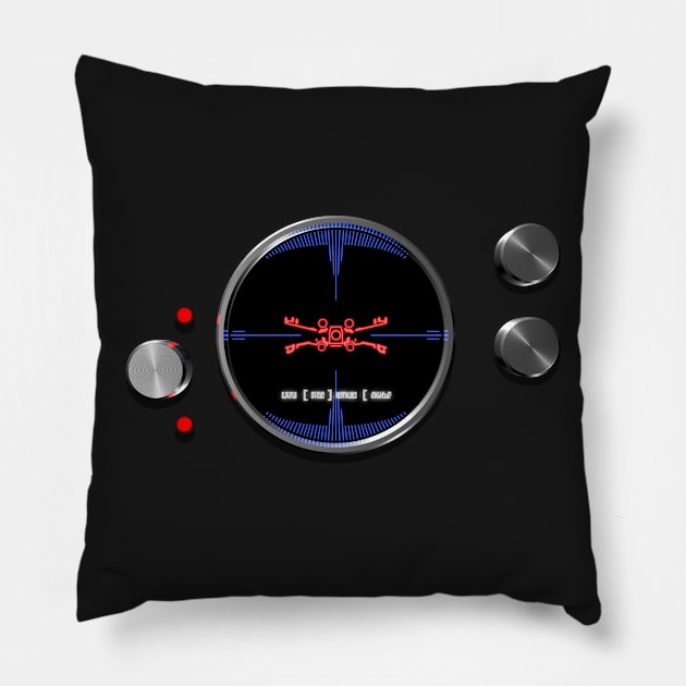 Tie Fighter Targeting Pillow by CCDesign