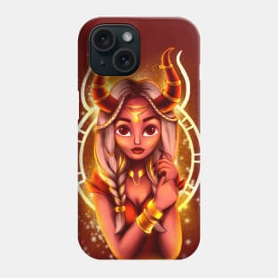 zodiac sign capricorn Phone Case