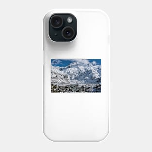 Mt Sefton above Mueller Lake Phone Case