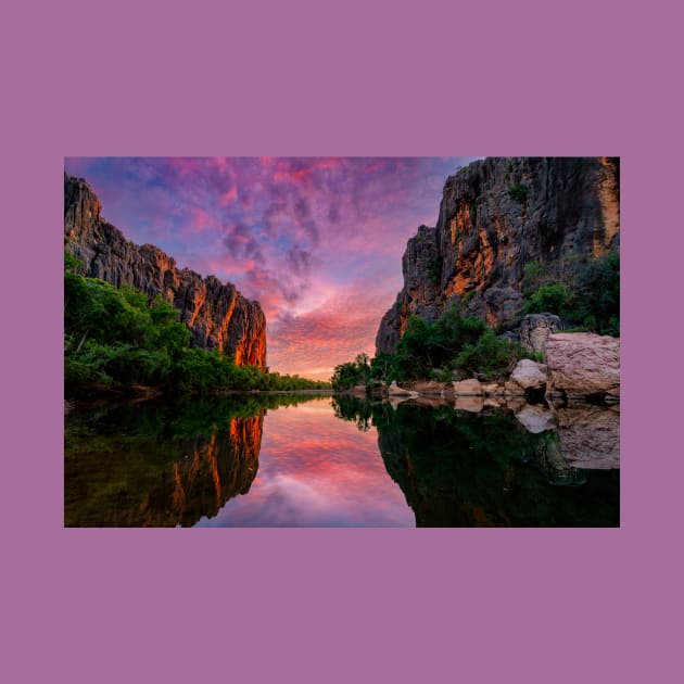 Bandilngan (Windjana Gorge) Sunset by paulmp