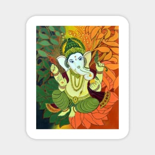Leaves Ganesha Magnet