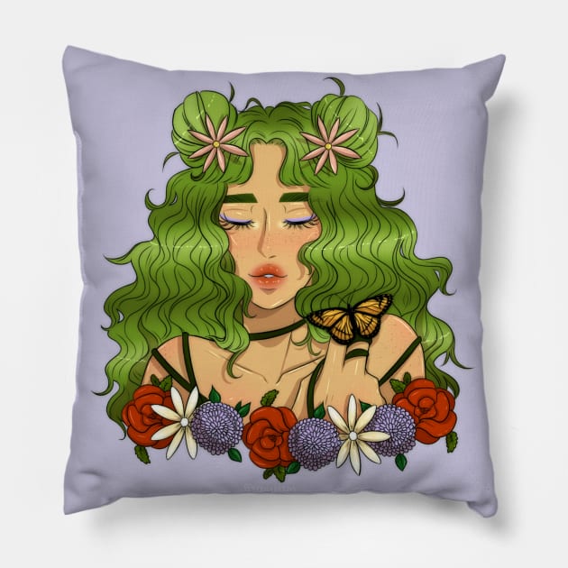 Flower Child Pillow by artssybetssy