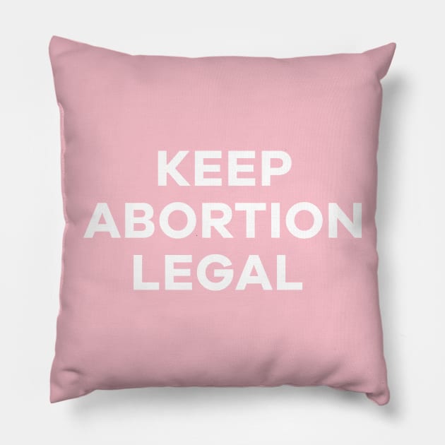 roe v wade, Keep abortion legal, reproductive rights Pillow by misoukill