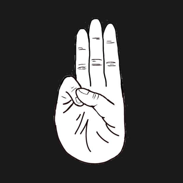 Hungergames handsign by jlopettersson