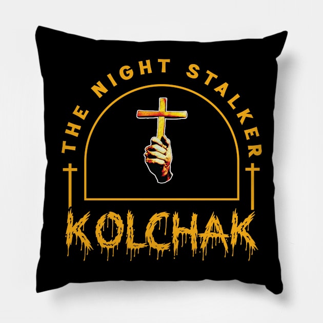 Kolchak The Night Stalker // Horror 70s Fan Design Pillow by Trendsdk