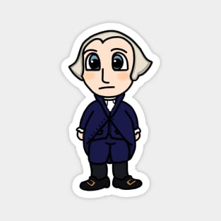 Chibi President George Washington (Large Print) Magnet