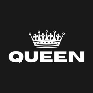 Queen, Matching Couples for King Queen, Valentines Gift for Him and Her, Gifts Matching Couples Set for Him and Her T-Shirt