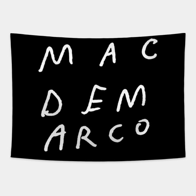 Mac Demarco Salad Days Handwriting Inverted Tapestry by SOMASHIRTS