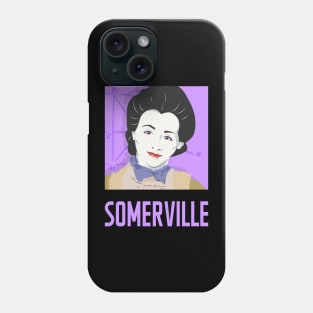 SOMERVILLE - portrait of "Queen of Science" Mary Somerville Phone Case