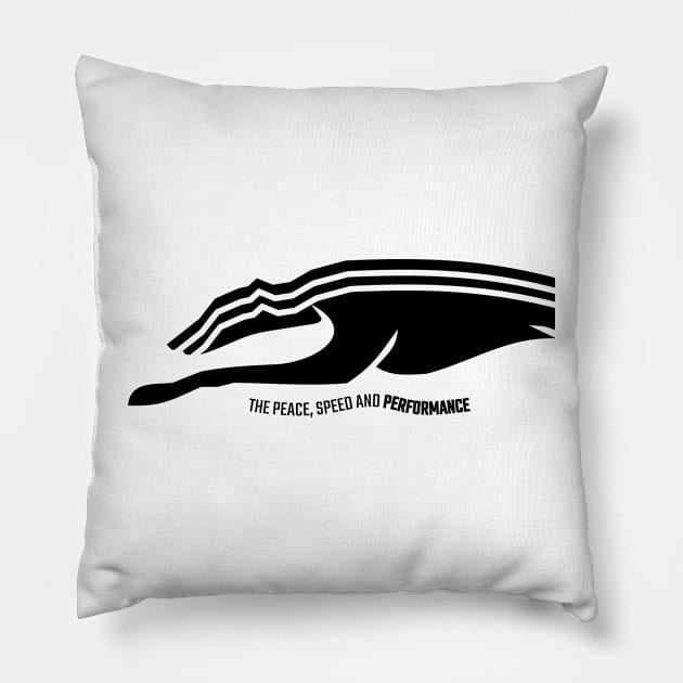 THREE SIGHTHOUNDS Pillow by islandb