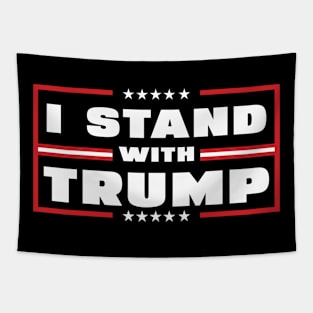 i stand with trump Tapestry