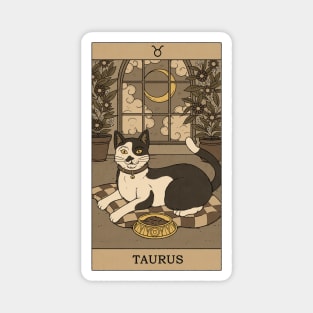 Taurus Cat Magnet
