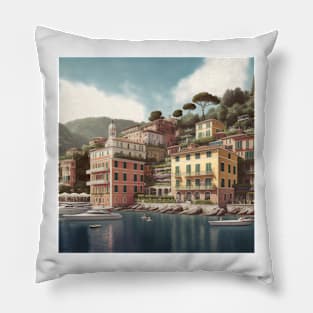 Portofino on the Ligurian Sea IV Pillow