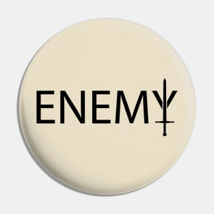 Enemy typography design Pin