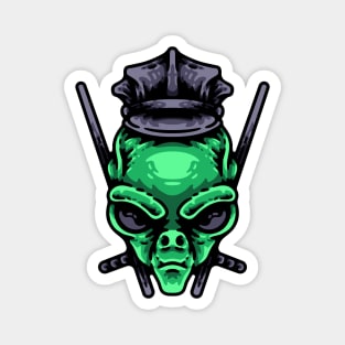 Alien Cops Magnet