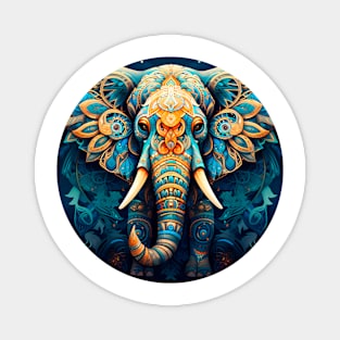 Mandala - Elephant 3 Magnet