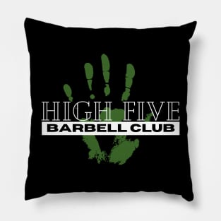 High Five Barbell Club Pillow