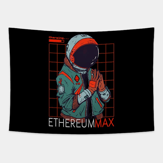 EthereumMax token Crypto Emax coin Ethereum Max token coin token Crytopcurrency Tapestry by JayD World