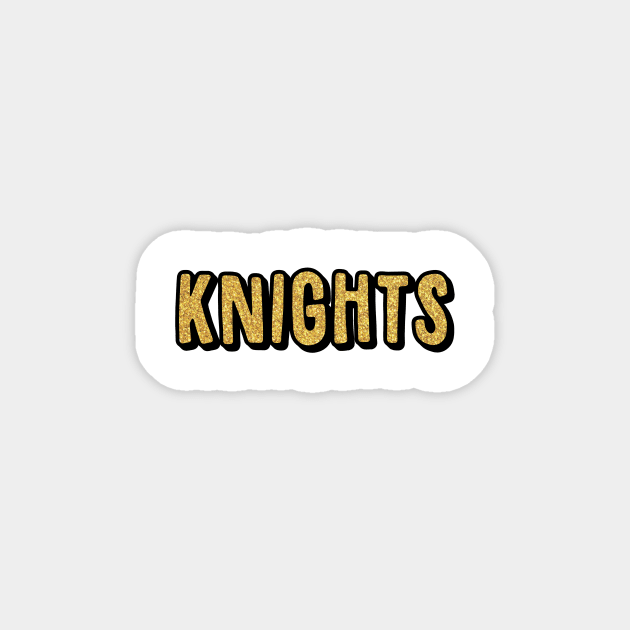 UCF Knights Glitter Magnet by Rpadnis