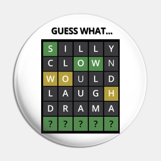 Guess The Word - Wordle Pin