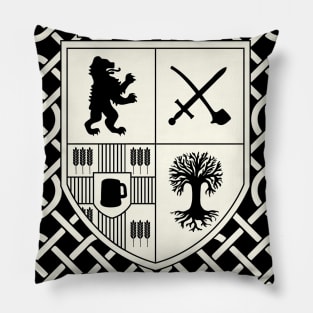 Saxon inspired Heraldry Pillow