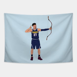 Jamal Murray digital illustration Tapestry