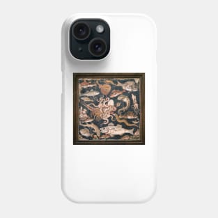 Roman seafood mosaic (C003/6746) Phone Case