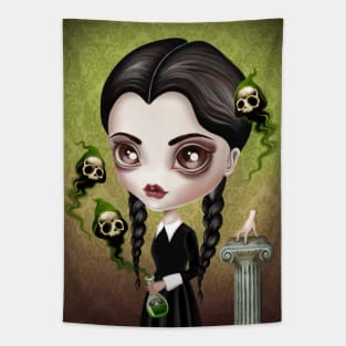 Be Afraid - Wednesday Addams Tapestry