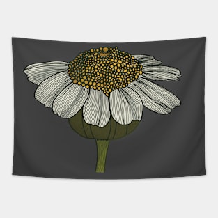 Daisy Flower Drawing Tapestry