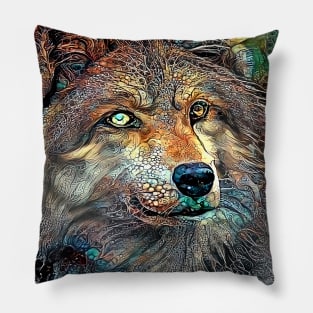 Indiana Wolf Pillow