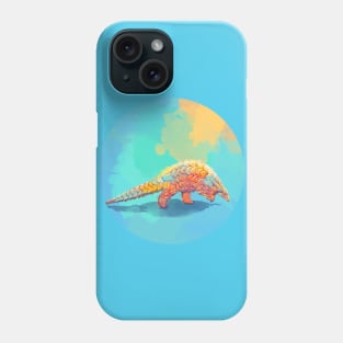 Armored Cuteness - Pangolin Illustration Phone Case