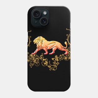 Golden lion Phone Case